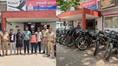 इंदिरापुरम वाहन चोर